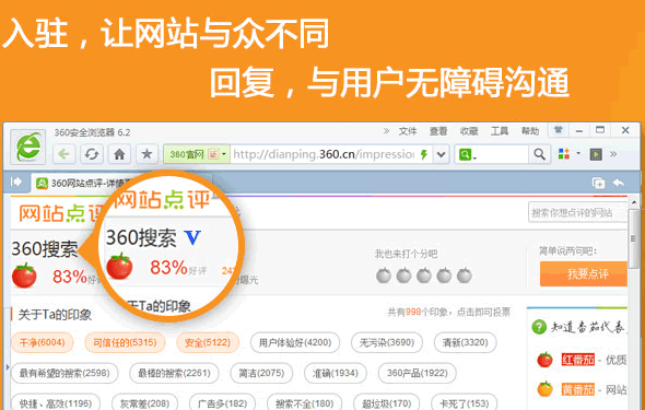 360网站点评认证