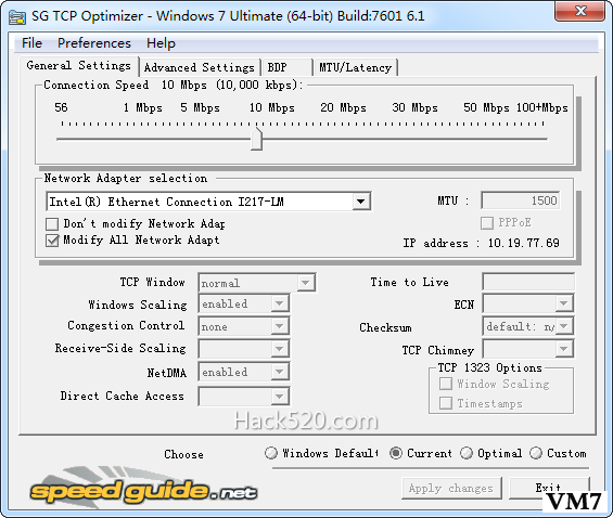 TCP/IP Optimizer