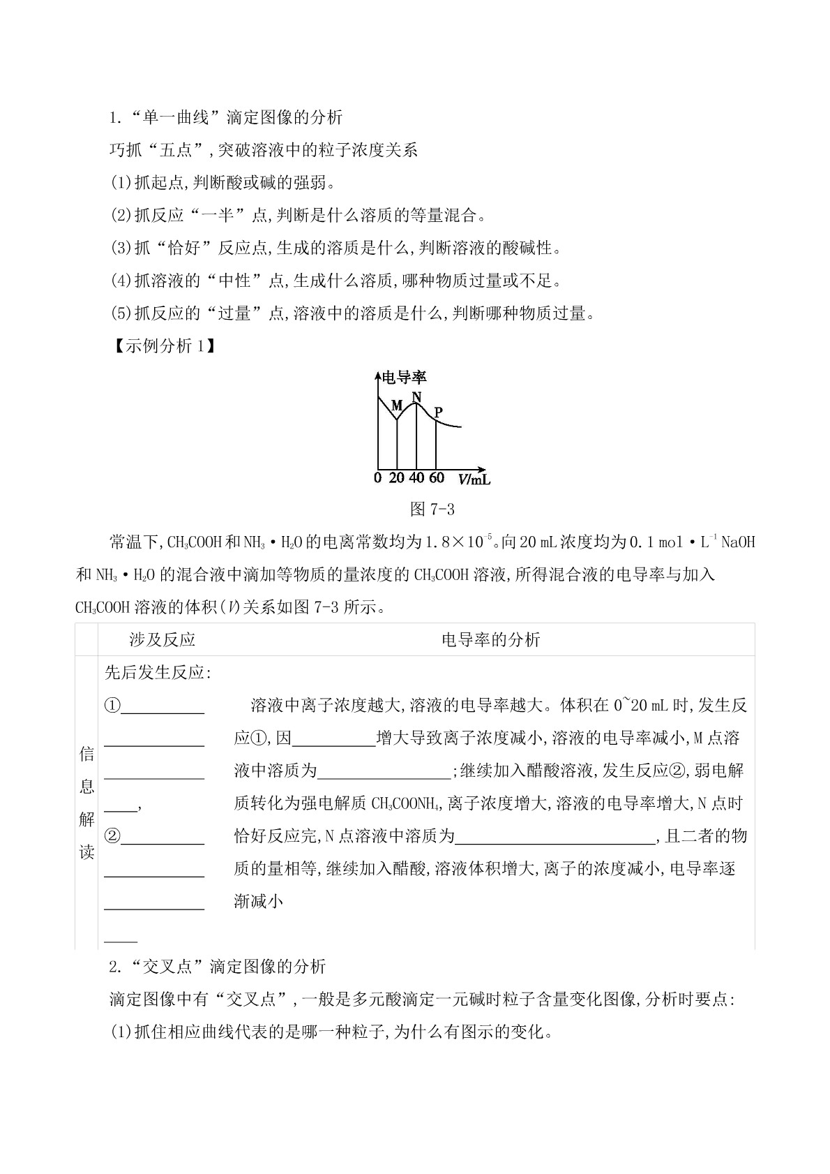 2020届高考化学二轮复习专题：电解质溶液答案