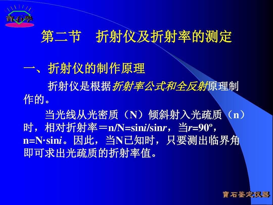 宝石鉴定法全套课件 第四章  宝石鉴定仪器PPT