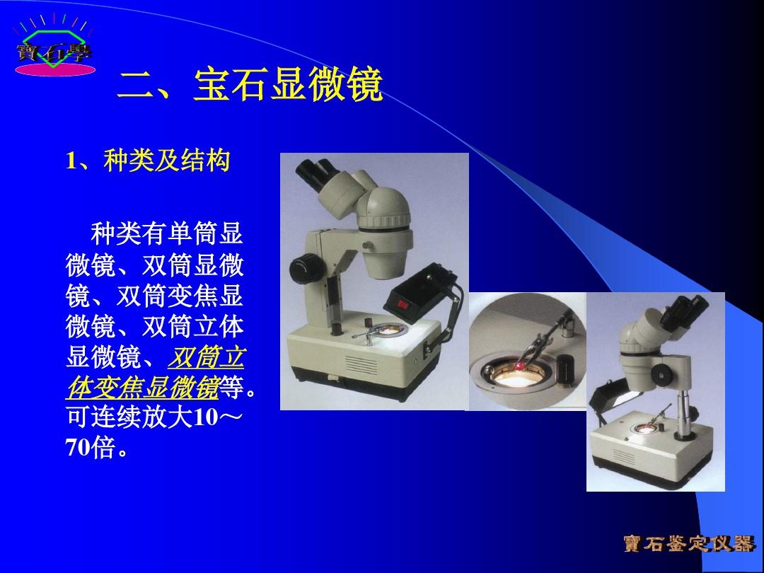 宝石鉴定法全套课件 第四章  宝石鉴定仪器PPT