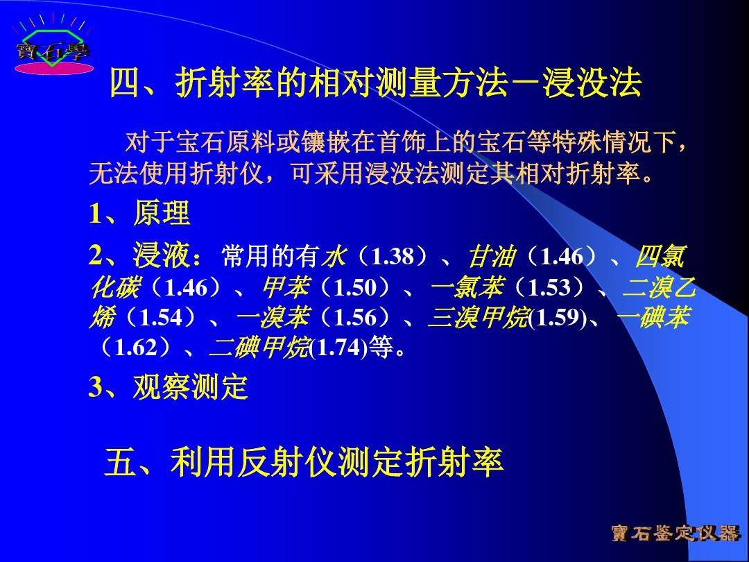 宝石鉴定法全套课件 第四章  宝石鉴定仪器PPT