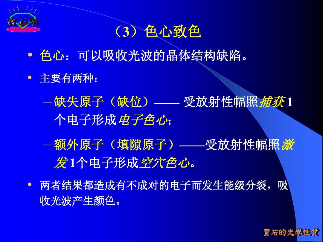 宝石鉴定法全套课件 第二章  宝石的基本特性PPT