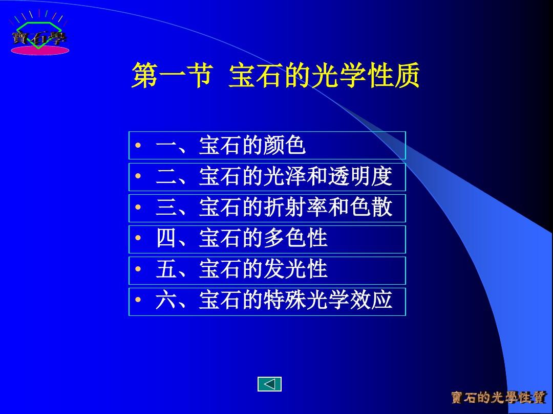 宝石鉴定法全套课件 第二章  宝石的基本特性PPT