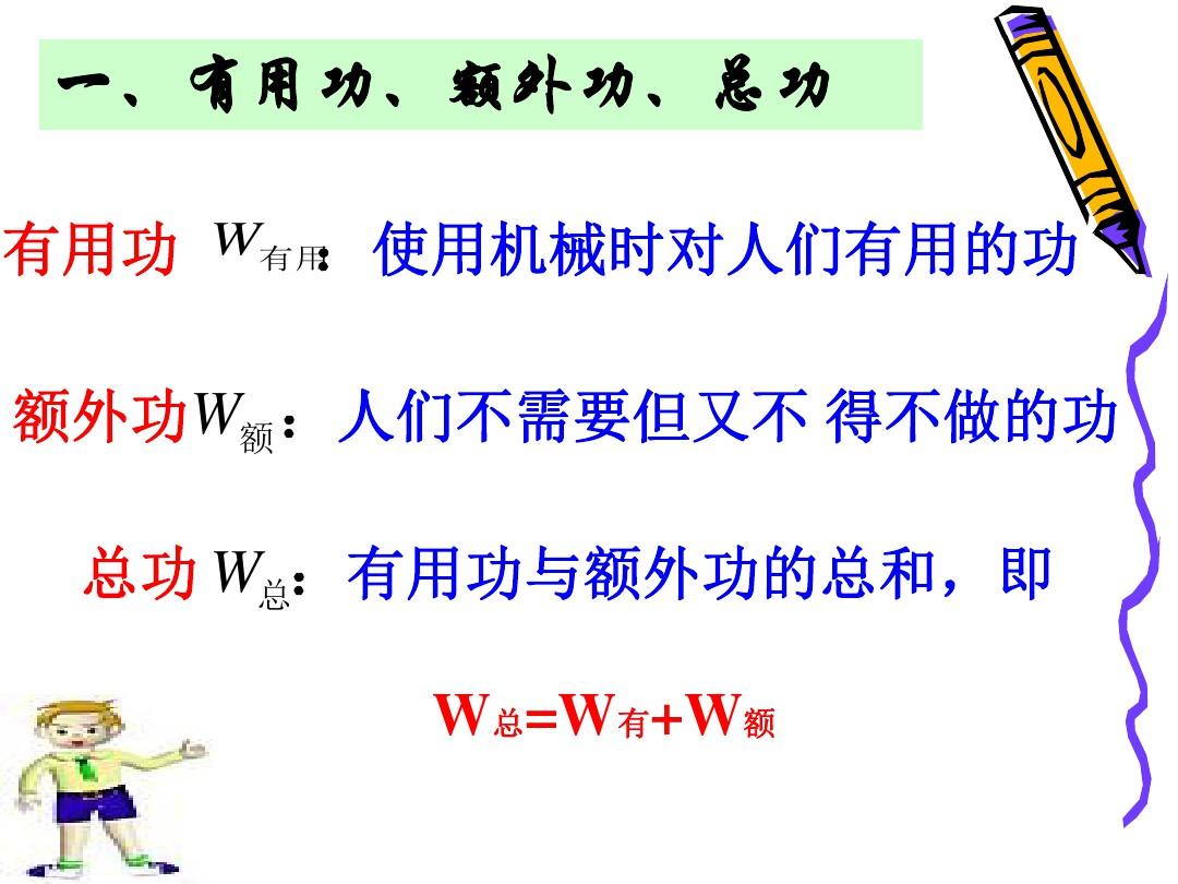 教科版八下物理  11.4 机械效率 课件   (共23张PPT)