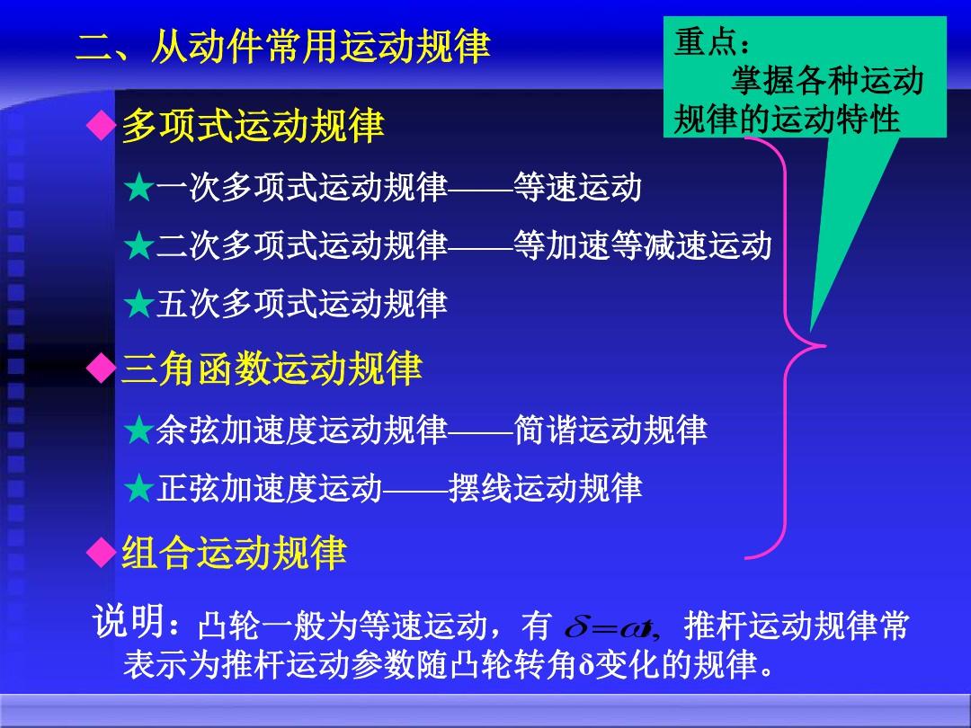 机械原理电子教案第5章ppt课件