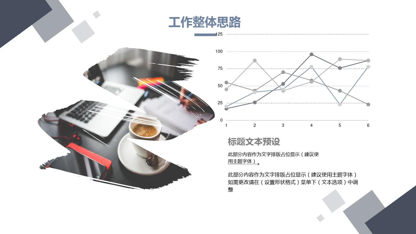 极简工作开展计划总结汇报PPT模版