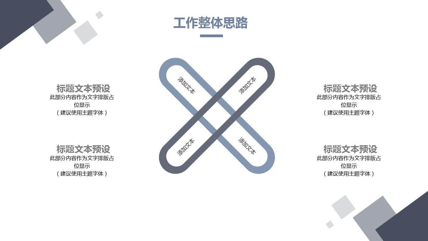 极简工作开展计划总结汇报PPT模版