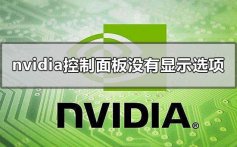 nvidia显卡控制面板没有显示这个选项的解决方法