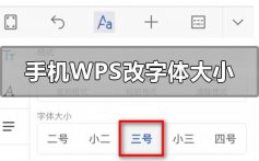 苹果手机wps怎么改字体大小_手机wps改字号的方法教程