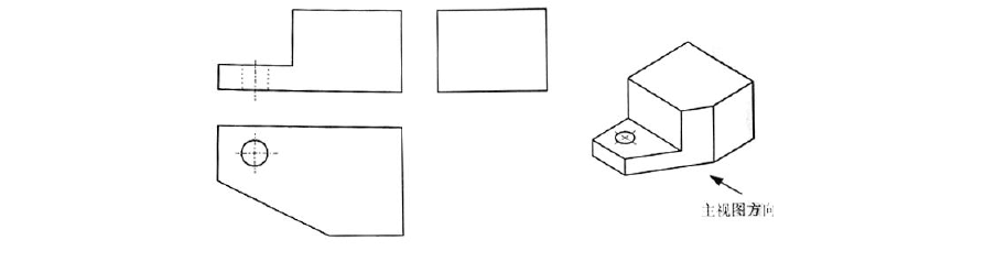 三视图及尺寸标注练习汇总(含答案)