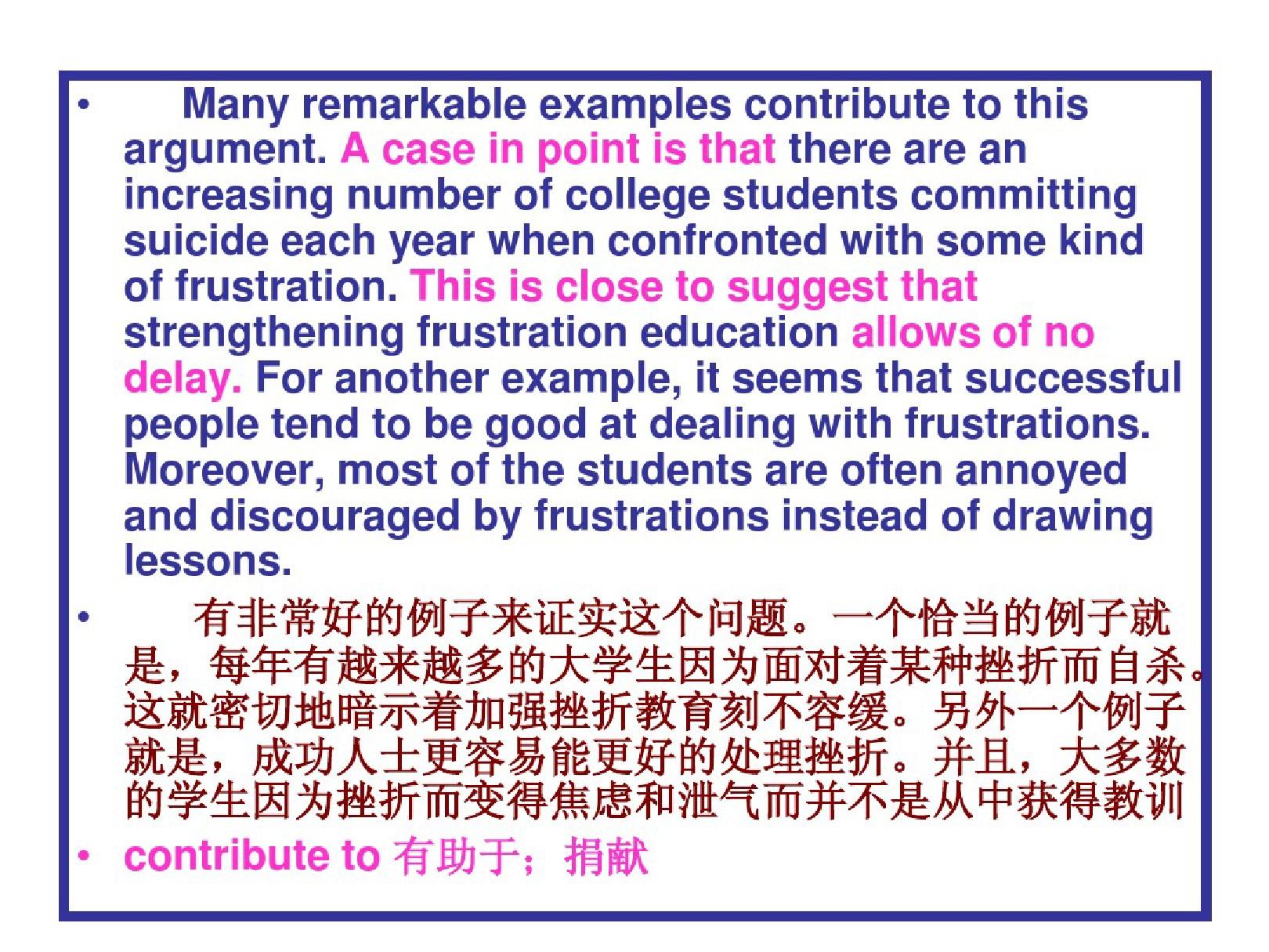 大学英语四级作文专题(1)