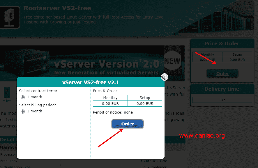 EUserv 德国永久免费VPS申请与简单使用教程 - 仅有IPv6网络