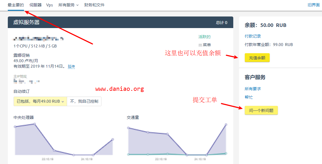 invs.ru俄罗斯便宜VPS如何续费以及升级配置的一些列教程