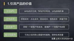 如何低价电商引流产品获客成本比投直通车广告要低的多。