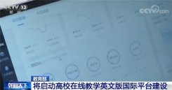 高校在线教学英文版国际平台建设项目