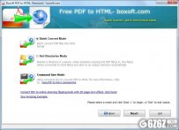 Boxoft PDF to Html下载_Boxoft PDF to Html(PDF到HTML转换器) V1.0 英文