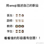 用emoji描述自己的职业