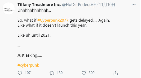 传《赛博朋克2077》将再跳票到2021年1月 CDPR出面否认